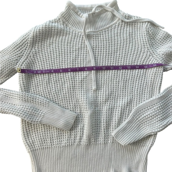 PETER MILLAR KENNEDY WAFFLE STITCH POPOVER SWEATER Size Small - Picture 10 of 13